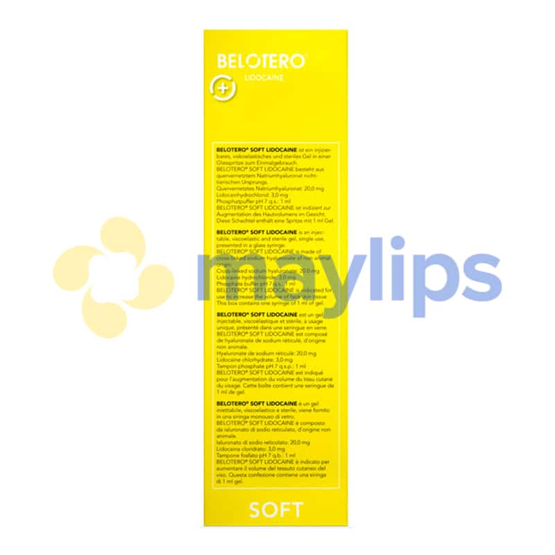 product Belotero Soft Lidocaine Back