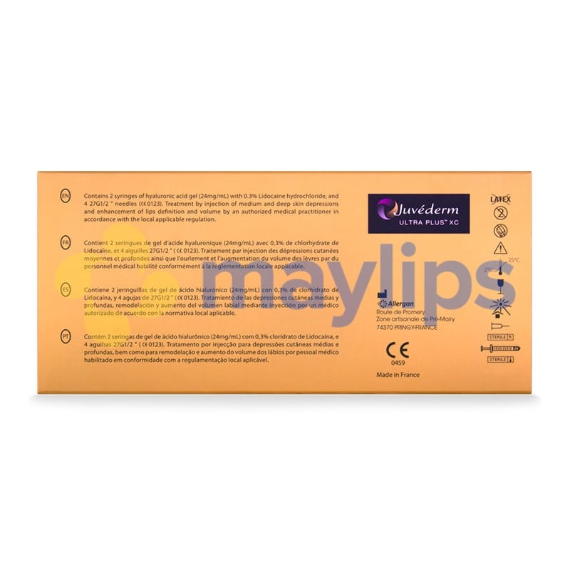 product Juvederm Ultra Plus XC Back