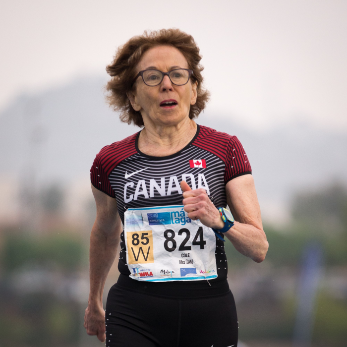 Alice Cole, world champion runner.