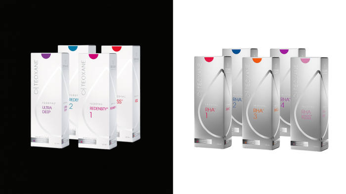 Different Teosyal fillers.