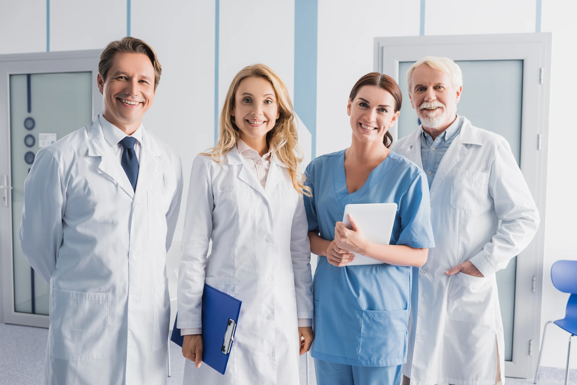 staff in medical clinic