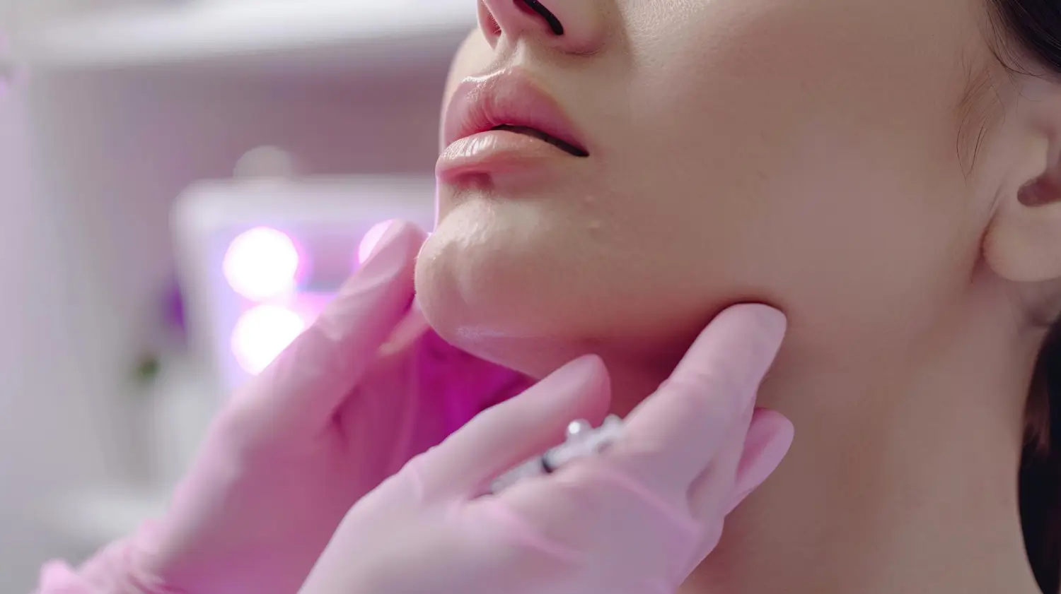 jawline filler technique