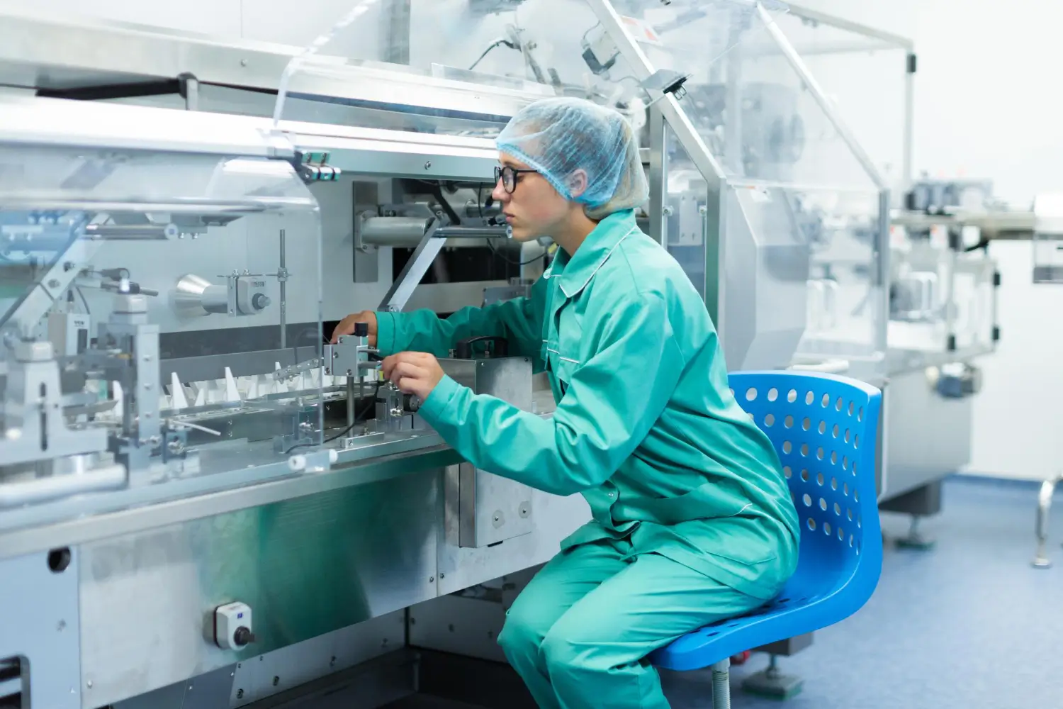 doctor checking the manufacturing of the medicines
