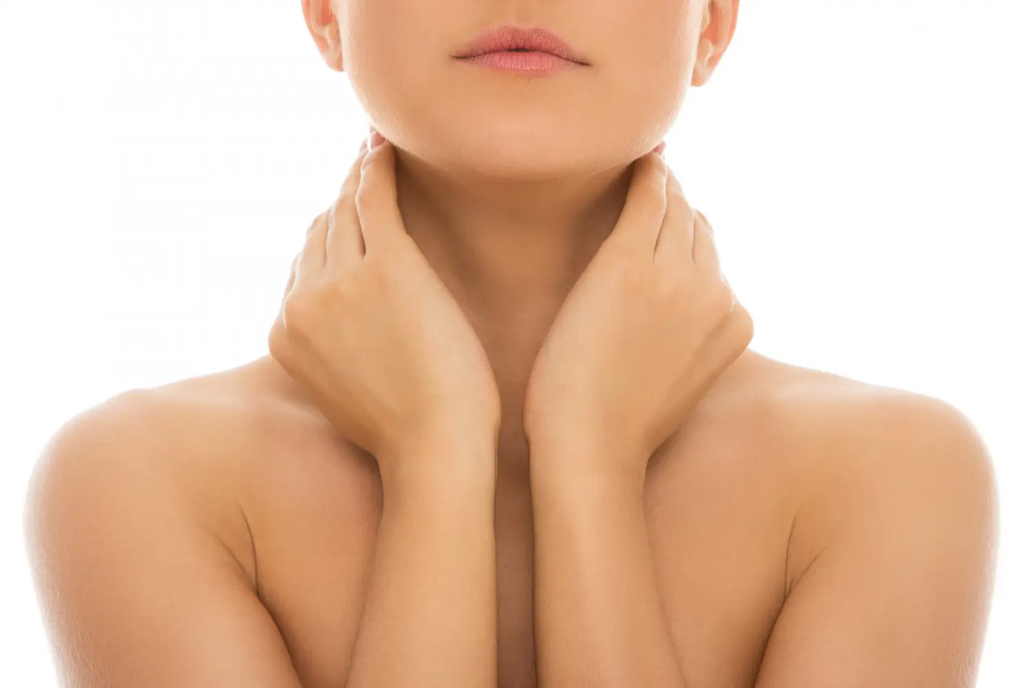 Her newly-injected neck feels so soft