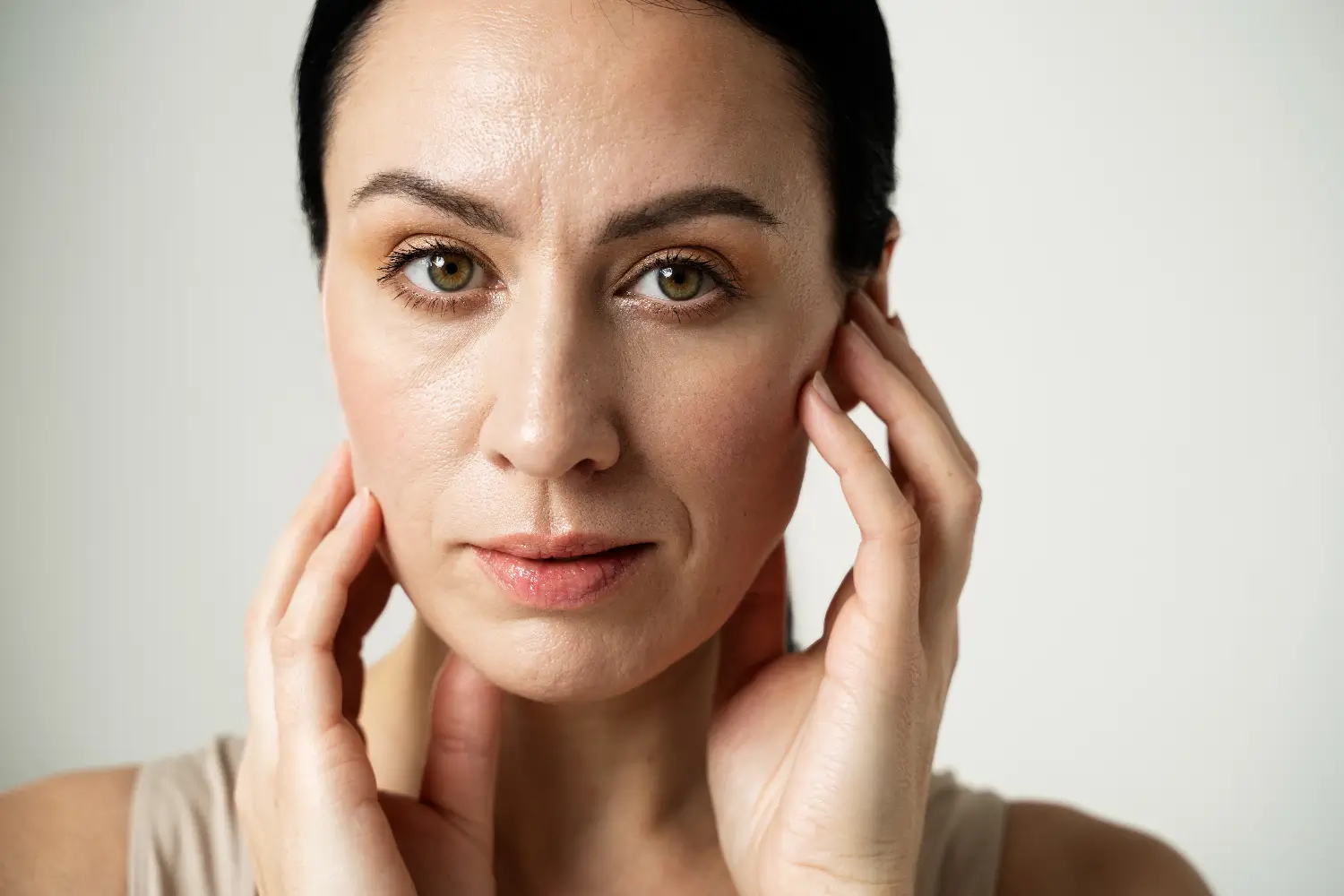 woman with healthy, firm skin