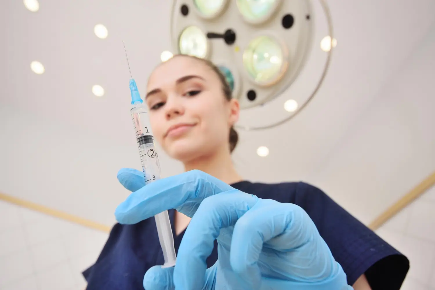injection in the clinic
