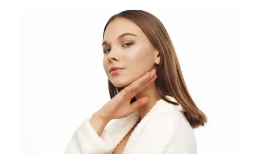 patient's jowls are gone and her jaws more defined