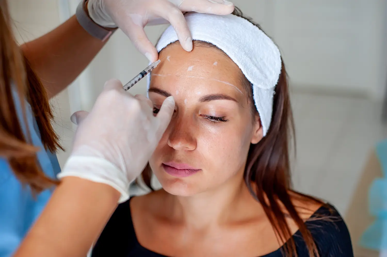 injection for the forehead