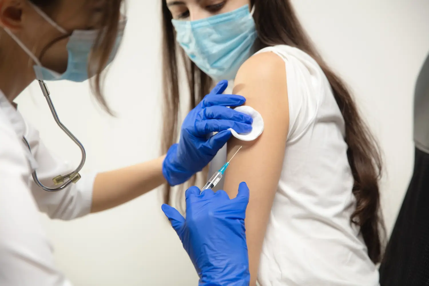 patient feels no pain after the injection