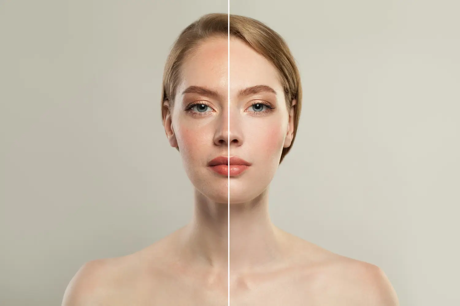 the before and after effects of the treatment on her