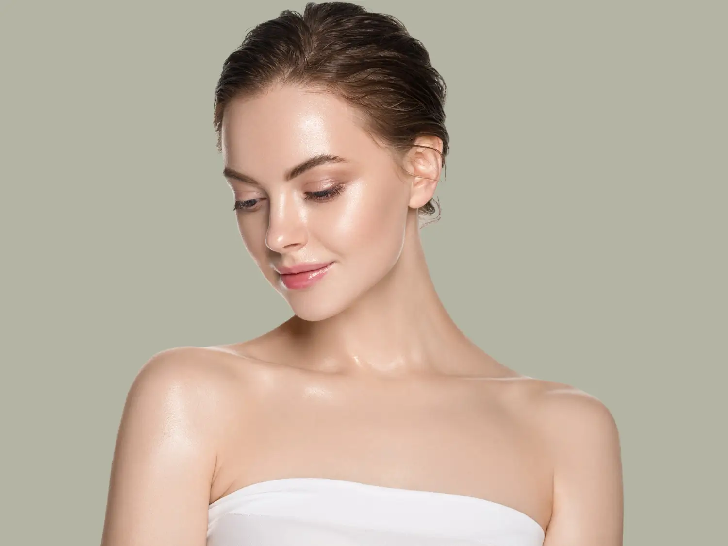 woman having a smooth and glowing skin