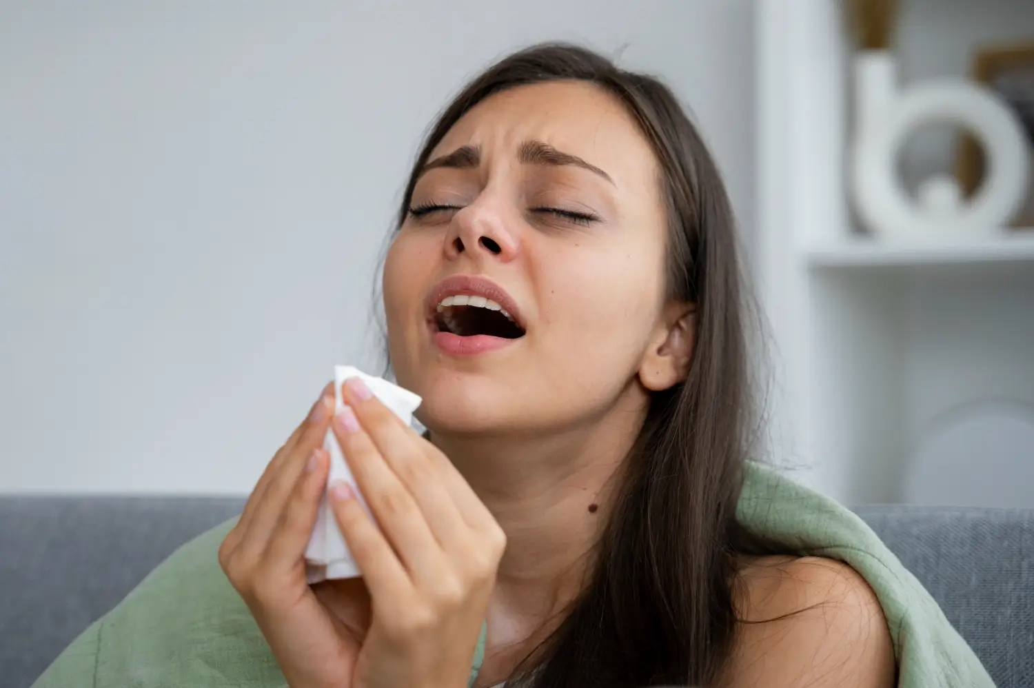 she's having allergy attacks again