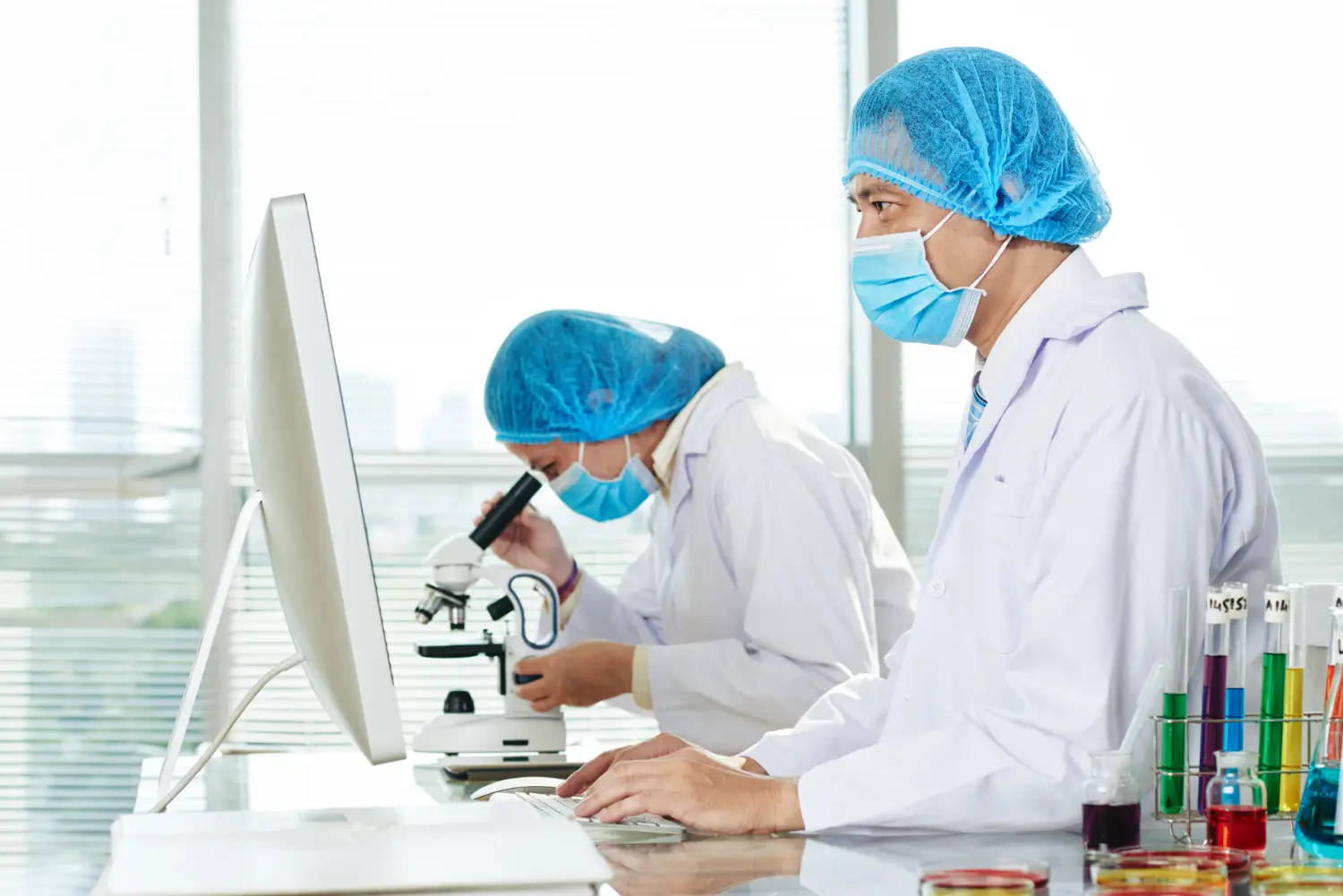 scientists in lab
