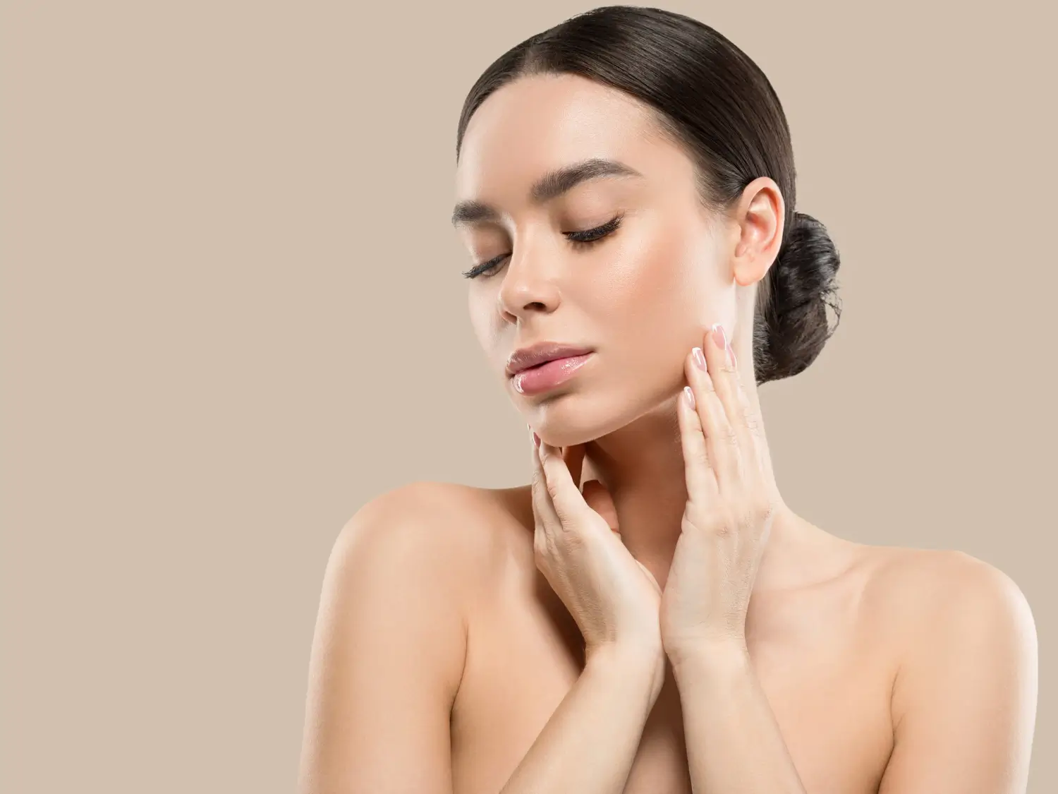 her fare and smooth skin stands out