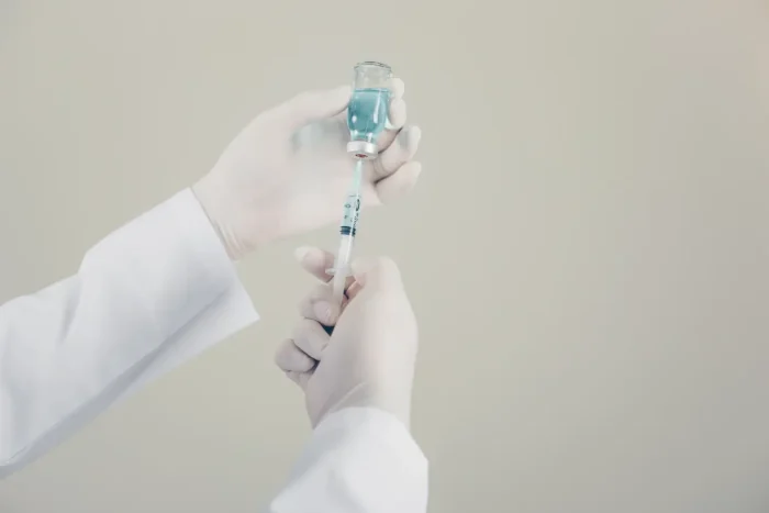vial and syringe