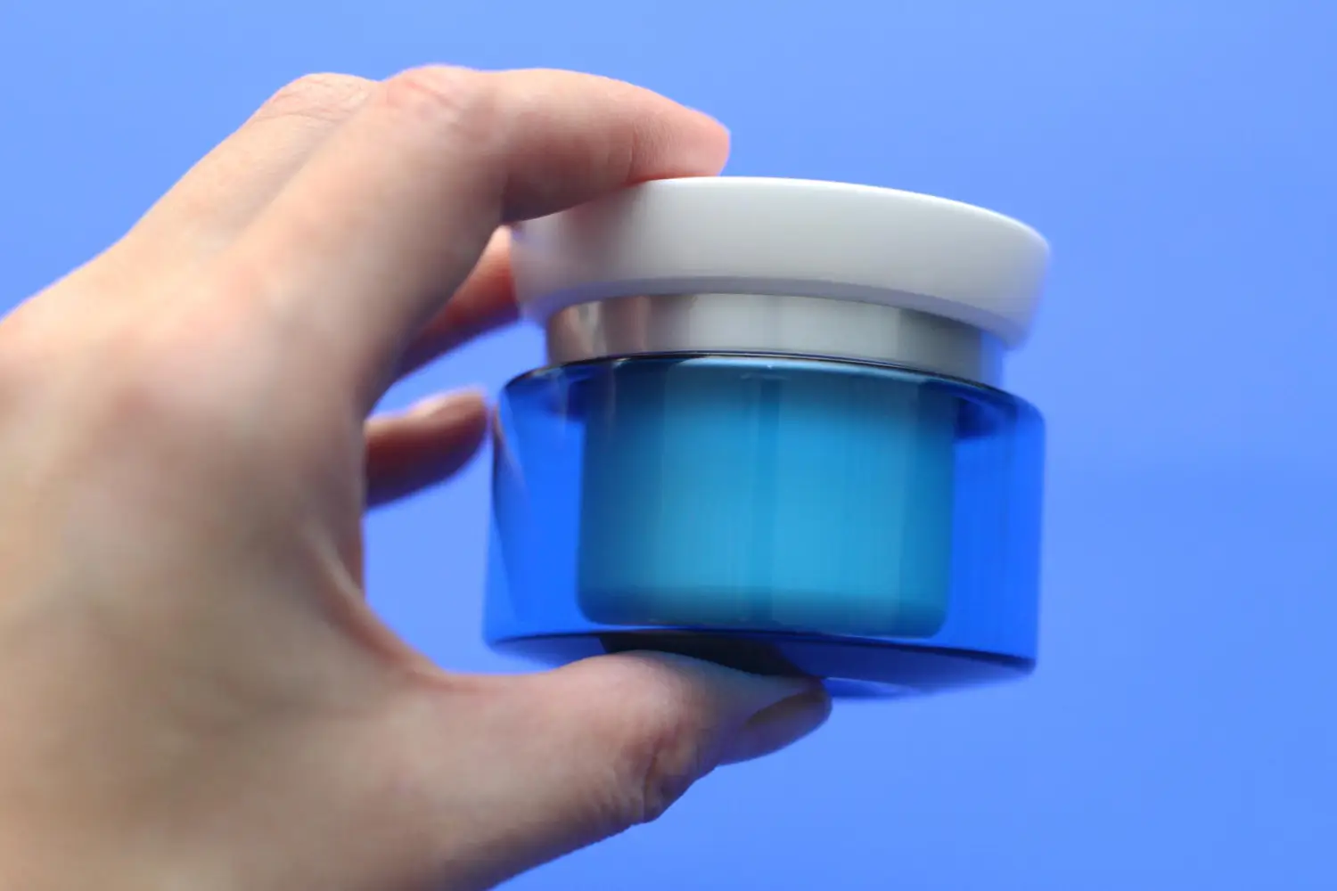 cream in a container