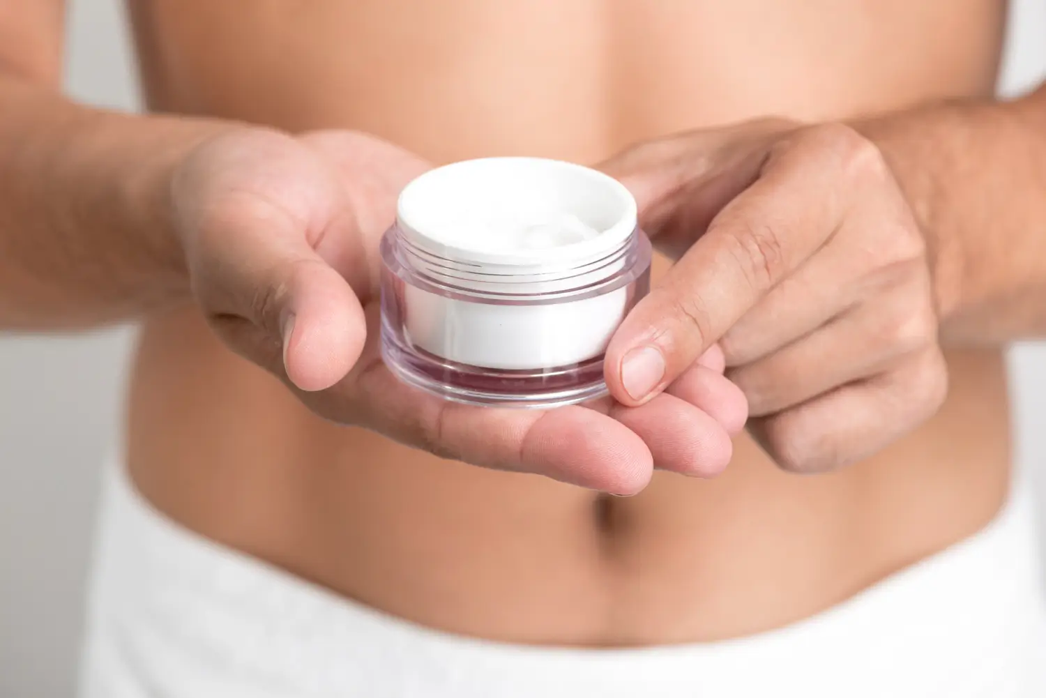 the cream he uses
