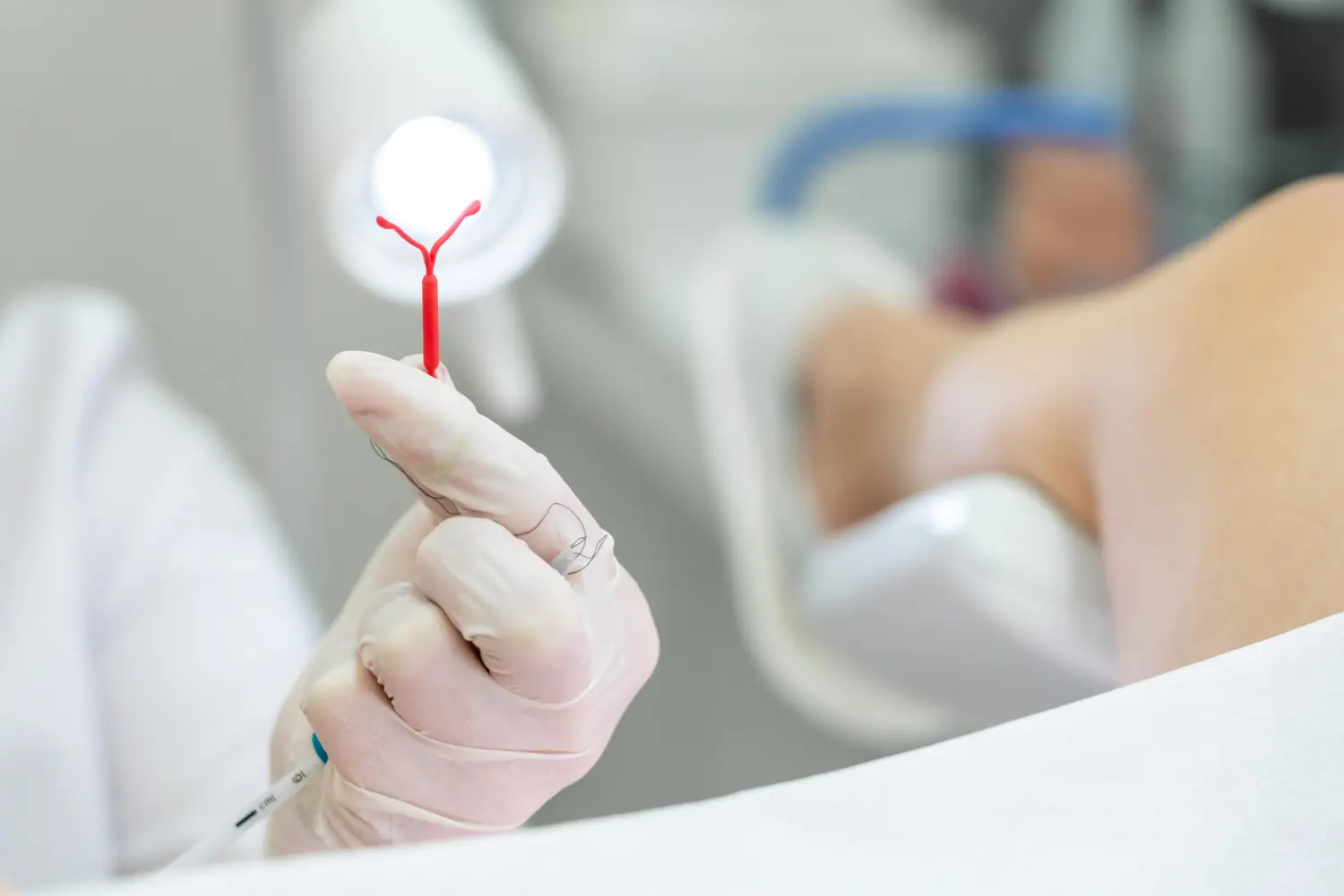 the device is shown before the procedure