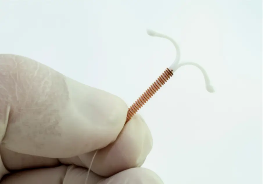 showing the device for insertion on patient